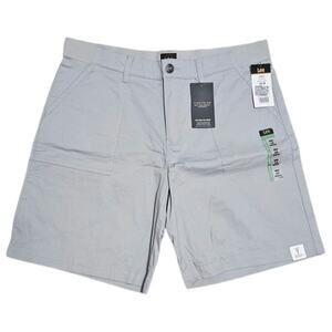 Lee Women's Ultra Lux Comfort Bermuda Shorts | Light Gray | Size 16
